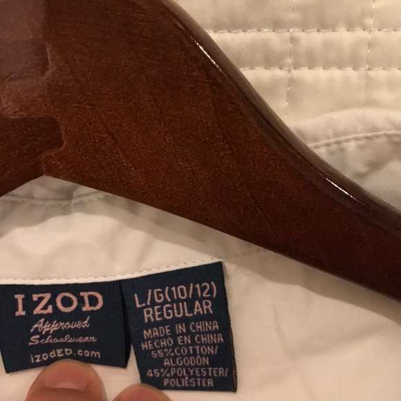 Girls uniform button down blouse/top in white - Picture 2 of 7